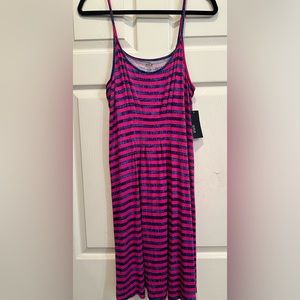 a.n.a. Blue and Pink XL Casual Dress